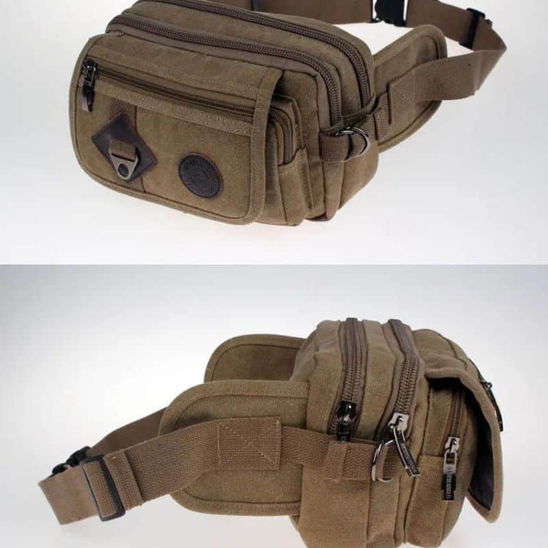 Vintage-Bauchtasche für Herren Qualität