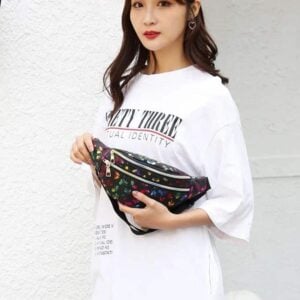 sac banane imprimé papillon qualité