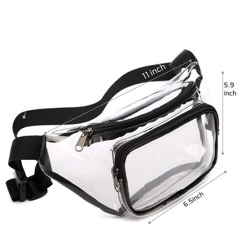 Transparente Bauchtasche Maße