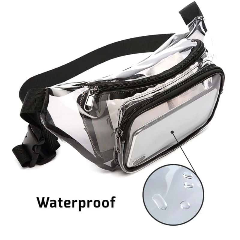 Transparente Bauchtasche wasserdicht