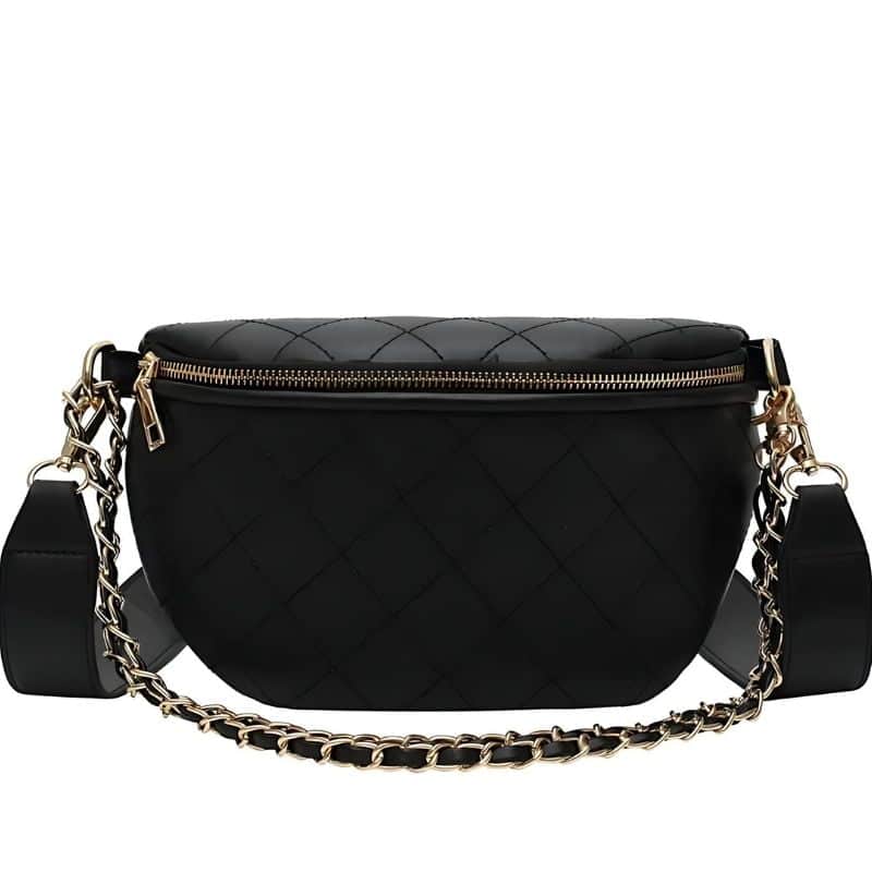 XXL-Bauchtasche aus Leder für Damen