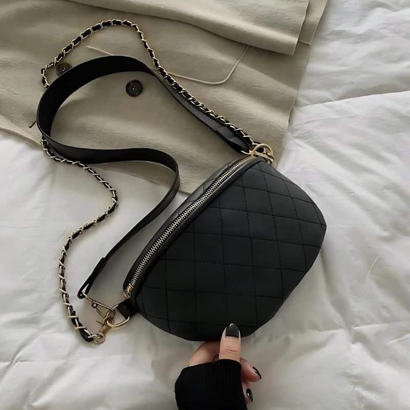 XXL-Bauchtasche aus Leder für Damen Design