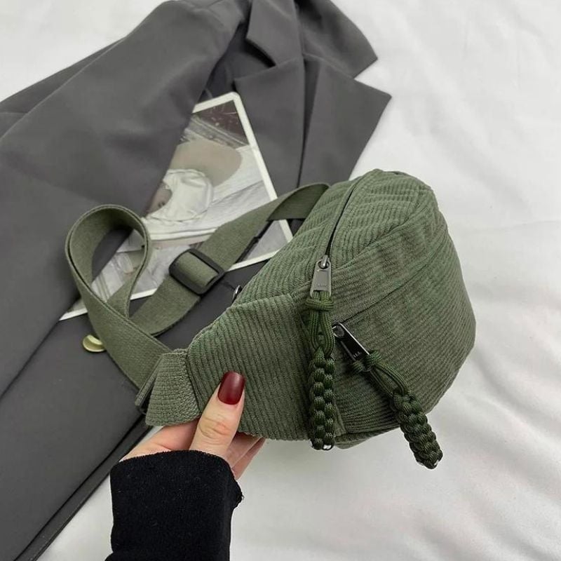 Strapazierfähige mintgrüne Bauchtasche