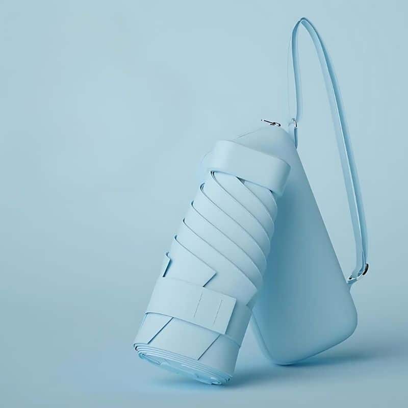 Mini-Regenschirm für Bauchtasche