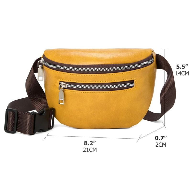 Senfgelbe Bauchtasche Abmessungen