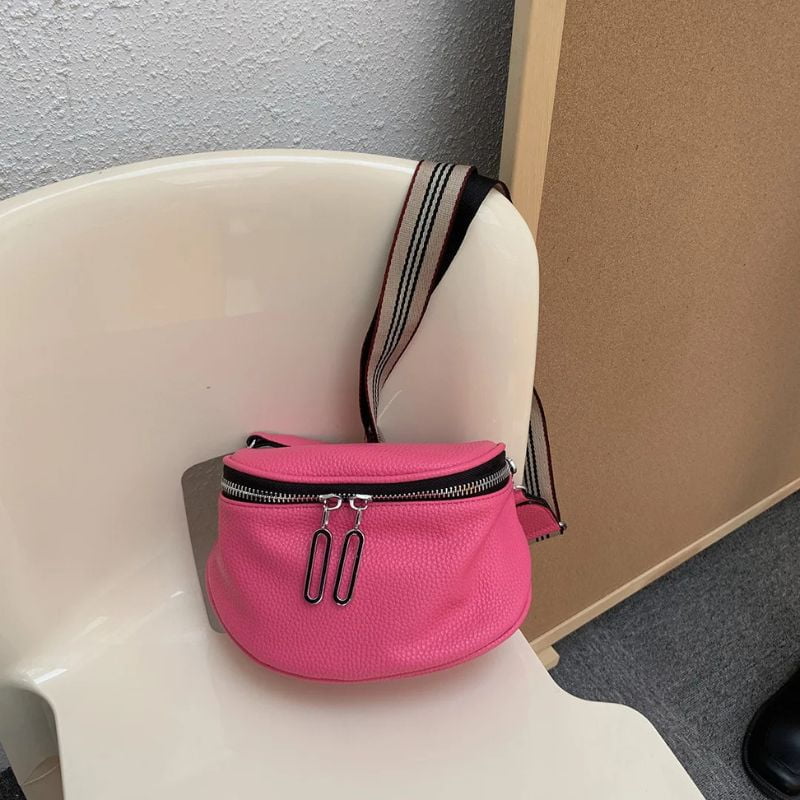 Neonrosa Bauchtasche