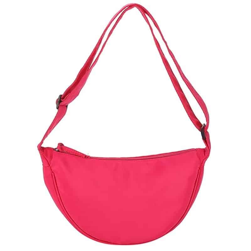 Neonrosa Bauchtasche Profil