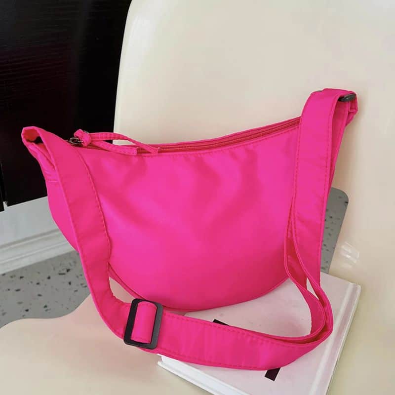 Neonrosa Bauchtasche