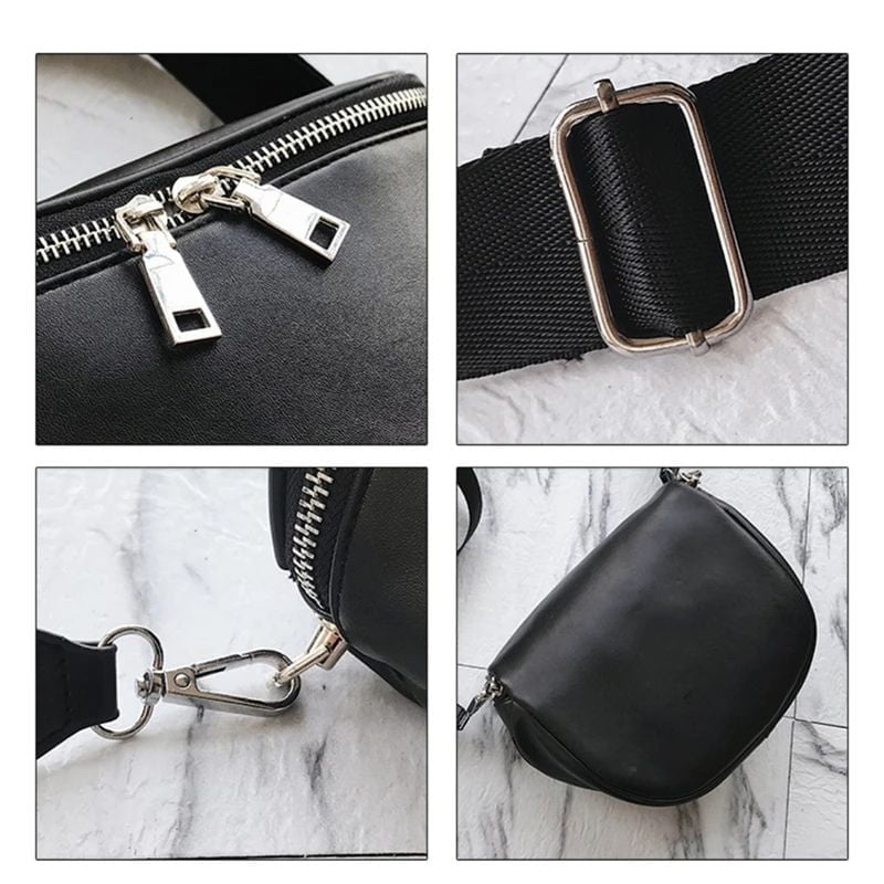 Lack-Bauchtasche mit verschiedenen Teilen
