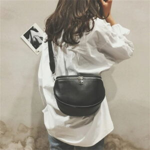 sac banane vernis en bandoulière